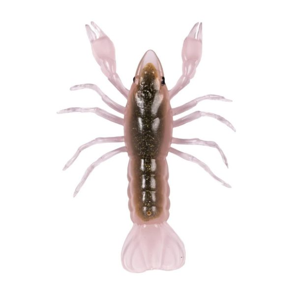 Livetarget Crawfish Un-Rigged Natural-Pumpkin 7,1cm Sinking Plastic Crayfish 6pcs