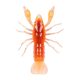 Livetarget Crawfish Un-Rigged Fire-Orange 7,1cm Sinking Plastic Crawfish 6 pcs