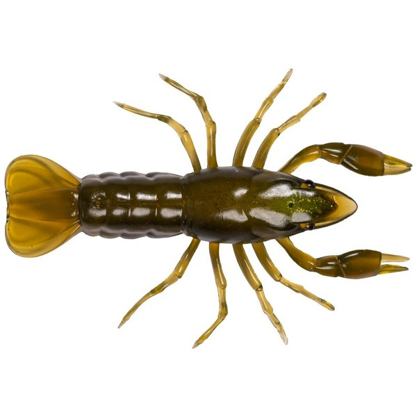 Livetarget Crawfish Un-Rigged Green-Moss 9,7cm Sinking Plastic Crayfish