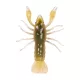 Livetarget Crawfish Un-Rigged Yellow-Pumpkin 9.7cm Sinking Plastic Crayfish 4pcs