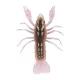 Livetarget Crawfish Un-Rigged Natural-Pumpkin 9.7cm Sinking Plastic Crayfish 4pcs