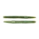 Livetarget Stick Worm Green-Cream 15cm Worm Profile 8 pcs