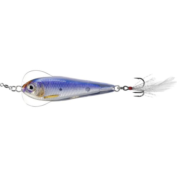 Livetarget Flutter Shad Silver Violet 21gr 6cm Fluttering Lure