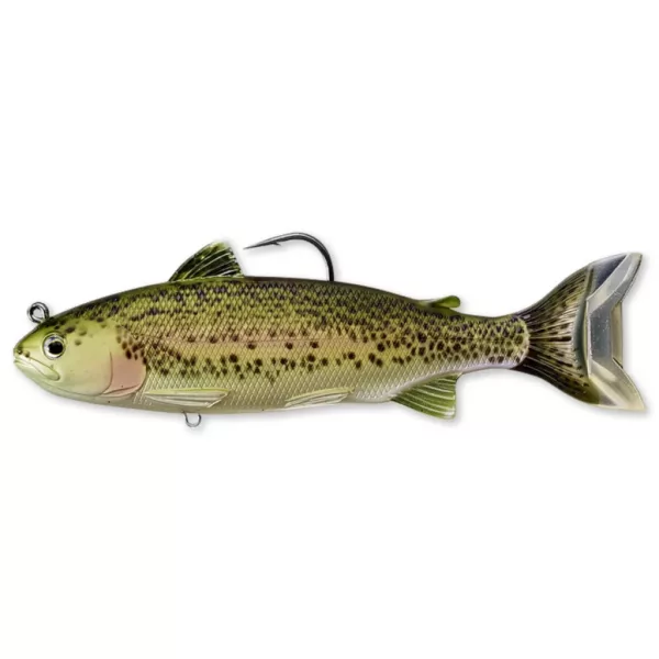 Livetarget Trout Swimbait Olive-Red 16,8cm 71gr Plastic Bait
