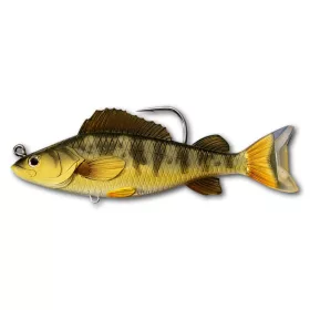   Livetarget Yellow Perch Swimbait Gold-Olive 11,3cm 21gr Plastic Bait