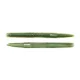 Livetarget Stick Worm Green-Cream 12,7cm Worm Profile 8pcs