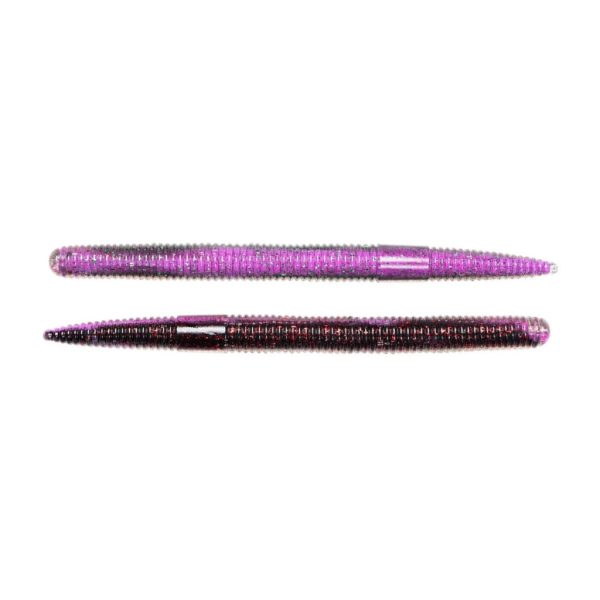 Livetarget Stick Worm Purple-Black 12,7cm Worm Profile 8pcs