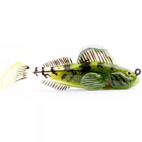 Livetarget Goby Paddletail Rigged Chartreuse-Green 8,4cm 12gr Sinking Soft Lure