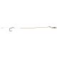 Mivardi Combi 2 Eyed, Barbed Pre-tied Hook 2pcs