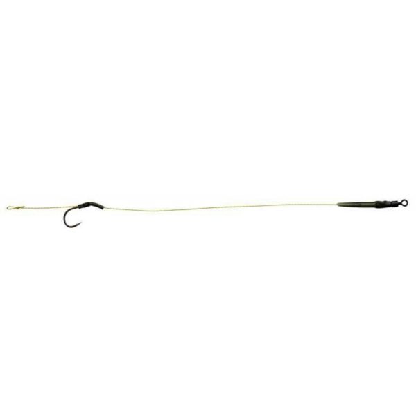 Mivardi Line Aligner 2 Eyed, Barbed Pre-tied Hook 2pcs