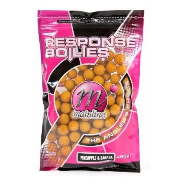 Mainline Shelf Life Boilies Pineapple&Banana 15 mm 450 g.r - hookbait boilie