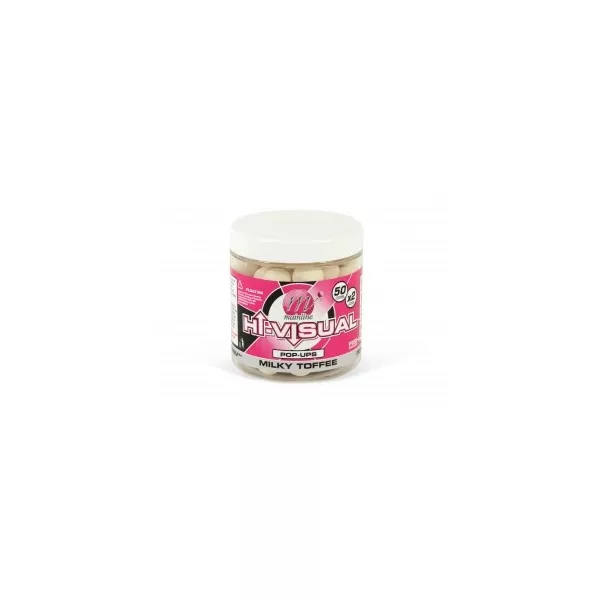 Mainline High Visual Pop-ups Milky Toffee 50 pcs - pop up hookbait