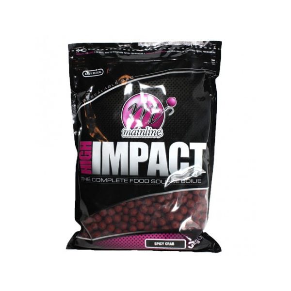Mainline High Impact Boilies Spicy Crab - 15mm - 3 kg - feeding boilies