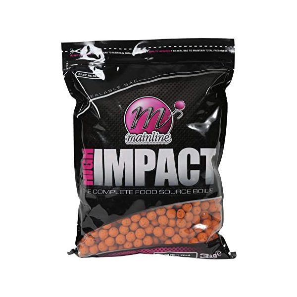 Mainline High Impact Boilies Fruity Tuna 15mm, 3 kg - feeding boilies