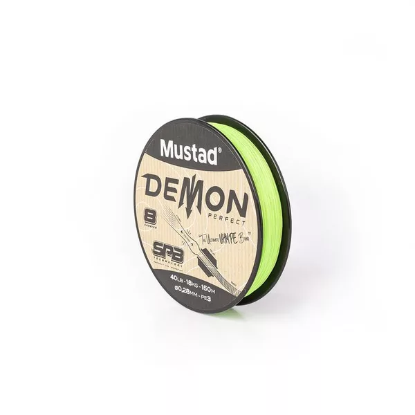 Mustad Demon Perfect Braid 0,16mm 150m Chartruse Braided Main Line