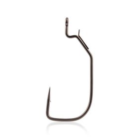   Mustad Alpha-Grip Assault Titanx 1/1 Eyed, Barbed Offset Hook 4pcs