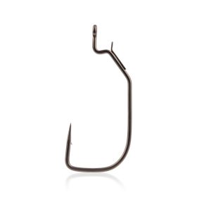   Mustad Alpha-Grip Assault Titanx 2/1 Eyed, Barbed Offset Hook 4pcs