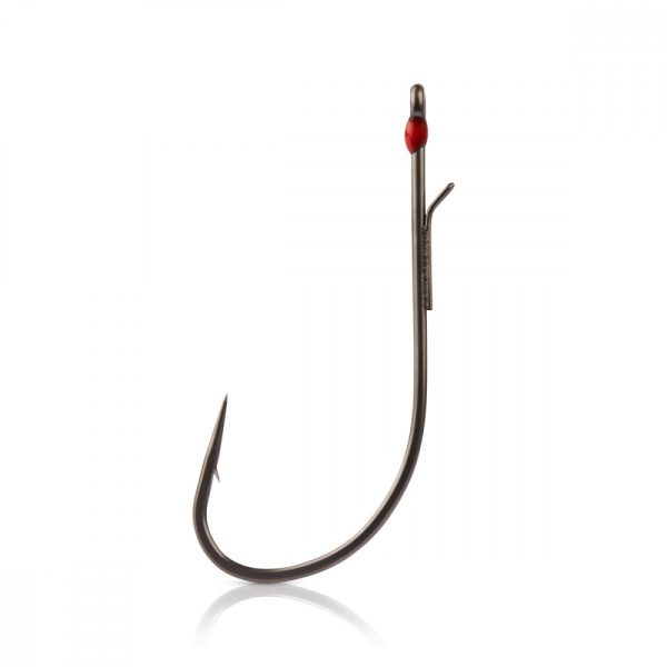 Mustad Alpha-Grip Finesse, 4/0 5pc Bearded Bearded Basshook with ears