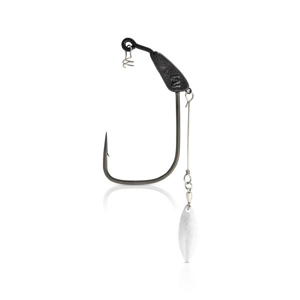 Mustad Infiltrator Blade 5G Titanx 1/1 Eyed, Barbed Offset Hook 2pcs