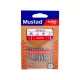 Mustad Ruthless Eyed 6/0 Eyed, Barbed Hook 5pcs