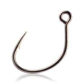   Mustad Ruthless In-Line Single 3/0 6pcs Eyed, Barbed Catfish Hook