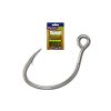 Mustad Ruthless In-Line Titan Steel 1 Eyed, Barbed Hook 6pcs