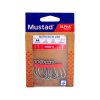 Mustad Ruthless In-Line Titan Steel 1 Eyed, Barbed Hook 6pcs