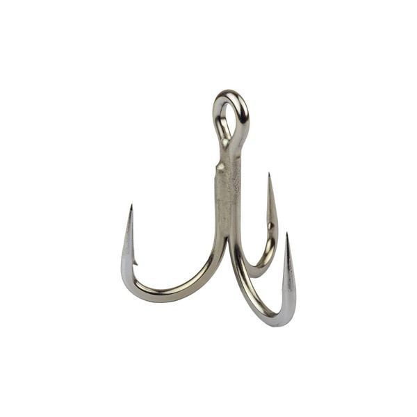 Mustad Jaw Lok 3X Strong 8 6pcs Treble Hook