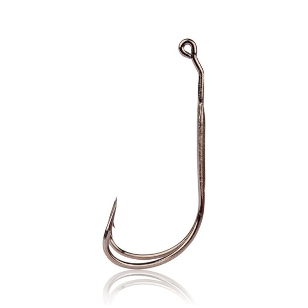 Mustad Frog Double Hook 2X Strong Black Nickel 4/1 chains Horog 2db