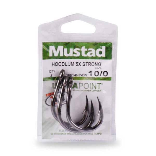 Mustad Live Bait 5 Ex Strong 9/0 Bearded Bearded Hook 3db