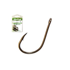 Mustad Big Gun 12/0 Eyed, Barbed Hook 4 pcs