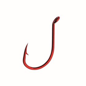 Mustad Beak Big Red 1/0 7pcs Eyed, Barbed Catfish Hook
