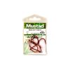 Mustad Beak Big Red 2 Eyed, Barbed Hook 12pcs