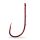 Mustad Red Baitholder Hook 4/0 5pcs Bearded Bass Hook with ears