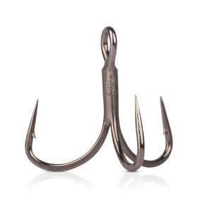 Mustad In-Line Triple Grip® Titan Steel 1 Treble Hook 6pcs