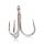 Mustad Un Inline Treble 5X Strong Titan Steel 2/0 Treble Hook 4pcs