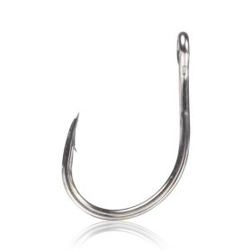   Mustad Kaiju Single Ring Titan Steel 1 Eyed, Barbed Hook 10pcs