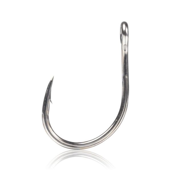 Blackad Kaiju Single Ring Titanium Steel 9/0 Earrings, Bearded Hook 3db