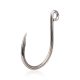 Mustad Kaiju In-Line Titan Steel 4/0 Eared, Bearded Single Spined Predator Hook 10pcs