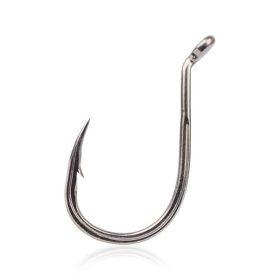Mustad Notorious Titan Steel 3/0 Eyed, Barbed Hook 5pcs