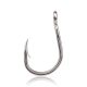 Mustad Un Jigging Hook Titanium Steel 1/0 Bearded Hook with Ears 6pcs