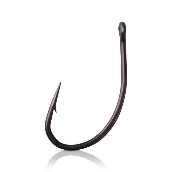 Mustad Ultra Np Carp Xv2 Curve Shank Elite 1 5 pcs Eyed, Barbed Boilie Hook