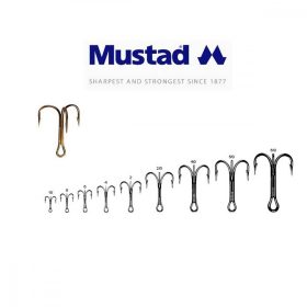 Mustad Treble Hooks 4 10pcs Treble Hook