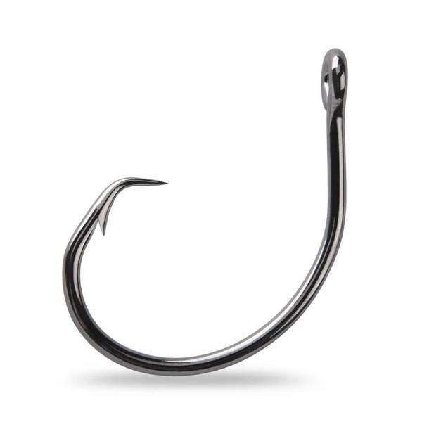 Mustad Demon Wide Gap Circle Hook 10/0 Ears, Bearded Hook 3db