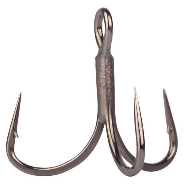 Mustad In-Line Triple Grip Short 1 Treble Hook 6pcs