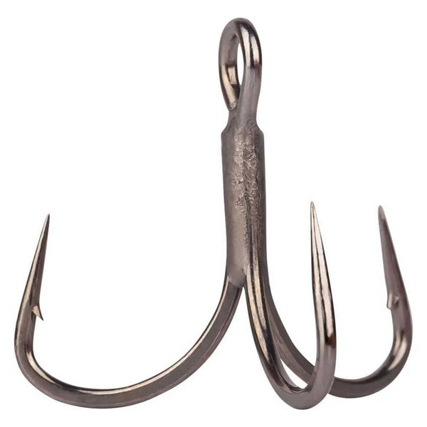 Mustad In-Line Triple Grip Short 8 Treble Hook 6pcs