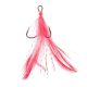Mustad In-Line Triple Grip Red Tinsel 1 Treble Hook 2pcs