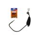 Mustad Infiltrator Weighted 5gr 4/0 Weighted Offset Hook 3pcs