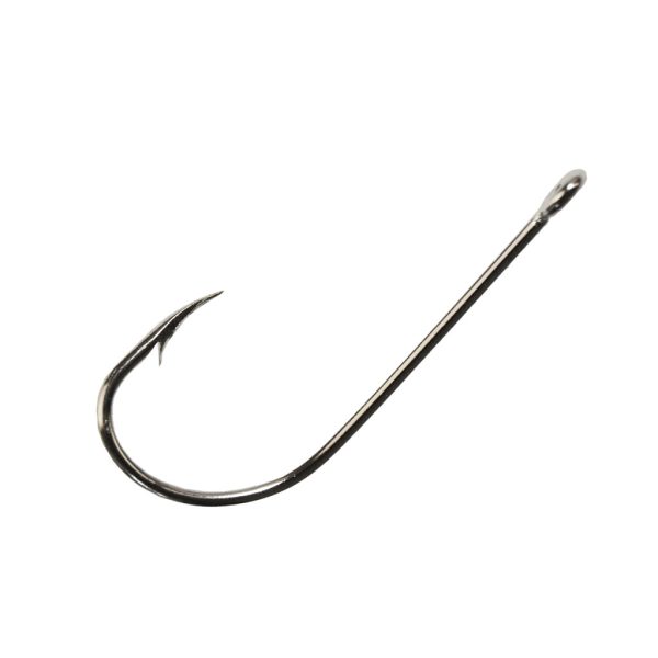 Mustad Long Shank Beak Nickel 1/0 Eyed, Barbed Hook 25pcs