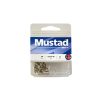 Mustad Long Shank Beak Nickel 1/0 Eyed, Barbed Hook 25pcs